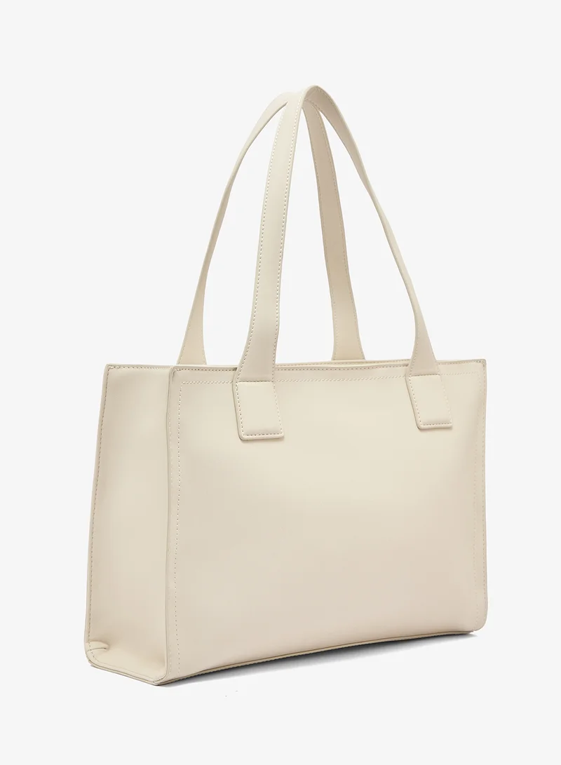 لوف موسكينو حقيبة تسوق توت جلد صناعي بتوقيع الحب